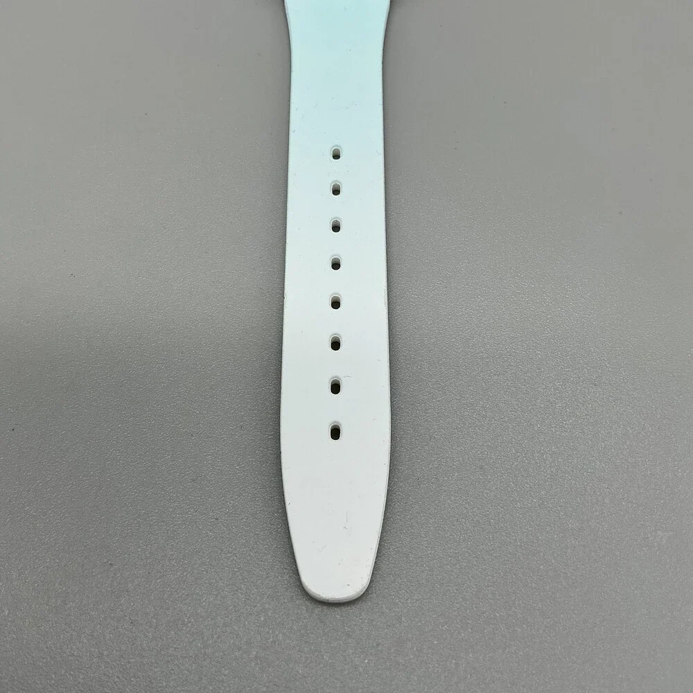 Swatch Ultraciel GE713 Womens Watch 34mm Blue Dial White Day Date